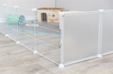 Trixie enclos d'intérieur métal plastique blanc