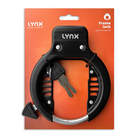 Esclot du cadre du vélo Lynx, acier résistant aux conditions météorologiques, 2 touches