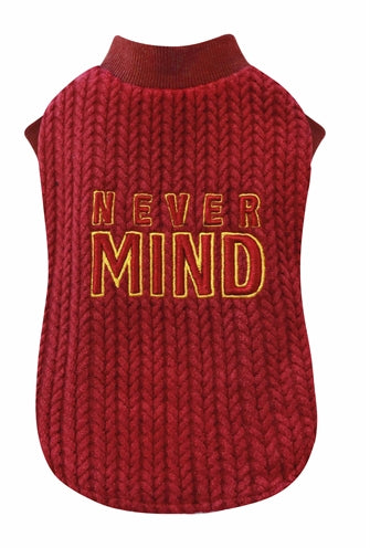 Croci Pull pour chien Nevermind rouge