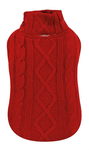 Croci Dog Sweater Winter Trail Ruby Red Red