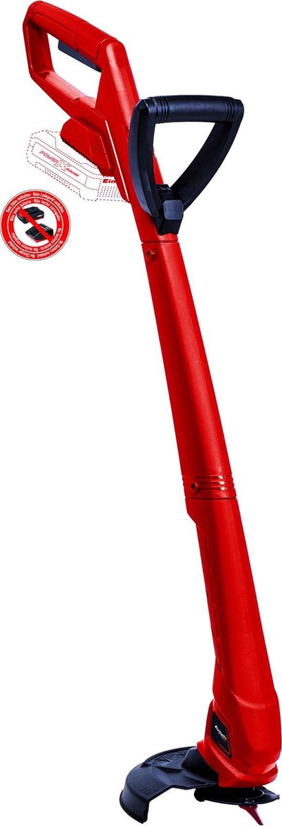 Coupe-herbe à batterie Einhell GC-CT 18 24 li p solo - power x-change - 18 v li-ion - diamètre de coupe : 24 cm - incl. 20 lames en plastique - excl. batterie et chargeur