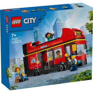 Bus touristique rouge à deux étages Lego City - 60407
