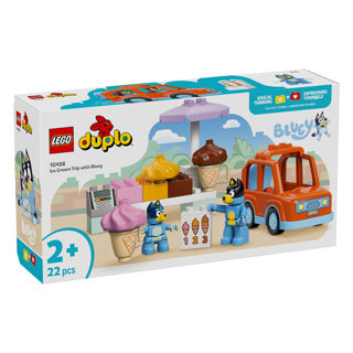 Lego duplo 10458 recevant une glace avec du bluey