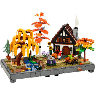 Lego icônes 11372 jardin d'automne avec chalet