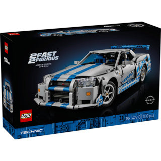 Lego Technic 42210 2 La voiture Fast 2 Furious Nissan Skyline GT-R (R34)