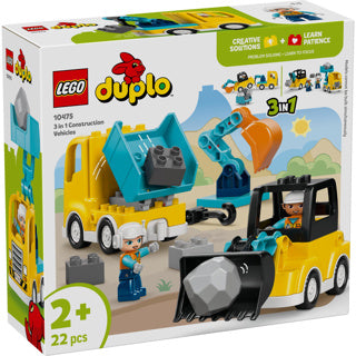 Lego duplo town 10475 véhicules de construction 3en1