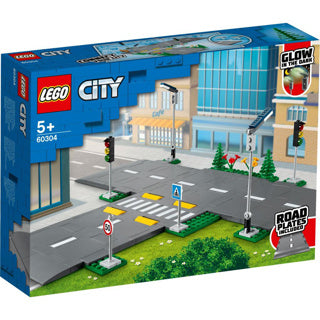 Plaques routières Lego city 60304