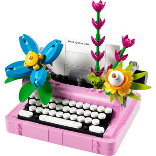 Machine à écrire Lego Creator 3en1 avec des fleurs - 31169