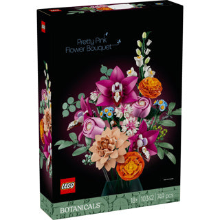 Bouquet rose Lego botaniques - décoration florale - 10342