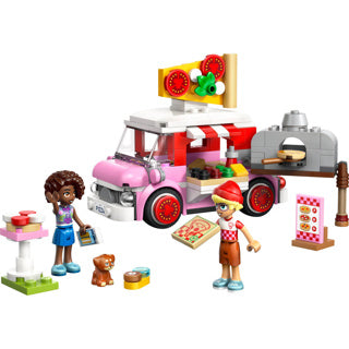 Lego friends pizzatruck speelgoed voor kinderen vanaf 6 jaar met 2 poppetjes 42694