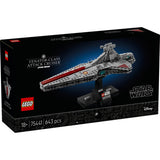 Croiseur d'attaque Lego Star Wars de classe Venator - kit de construction pour adultes et décoration - 75441