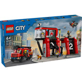 Caserne de pompiers et camion de pompiers Lego City - 60414