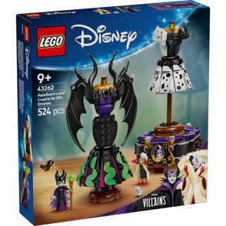 Lego Disney 43262 les robes de Maléfique et Cruella de vil