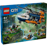 LEGO CITY 60437 Jungle Researchers: Hélicoptère à la base