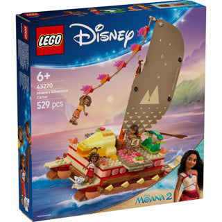 Lego Disney Princess 43270 Le canoë d'aventure de Vaiana