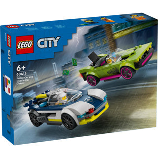Voiture de police Lego et poursuite en voiture à grande vitesse - 60415