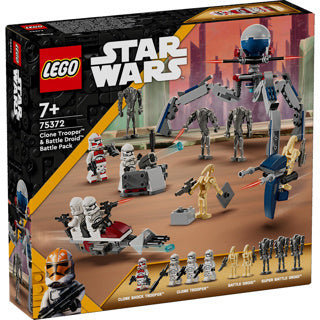 Pack de combat Lego Star Wars Clone Trooper™ Battle Droid™ - 75372