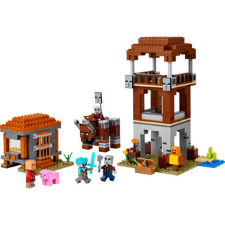 Lego Minecraft L'avant-poste du Pilleur et le kit de construction du destroyer - 21278