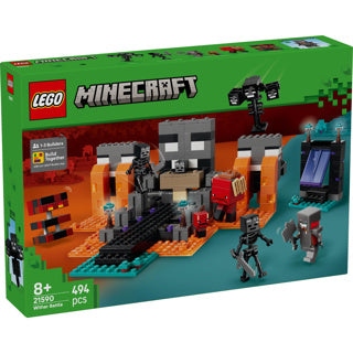Lego minecraft 21590 la bataille du flétrissement