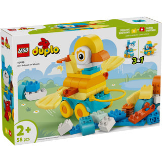 Lego Duplo 10448 Jouet 3 en 1 pour tout-petits Animaux sur roues