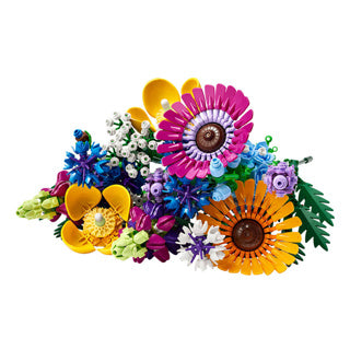 Ensemble de construction de bouquet de fleurs sauvages icônes Lego pour adultes, collection botanique - 10313
