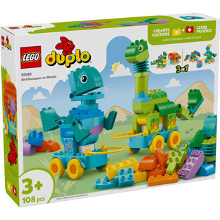 Lego Duplo 10451 dinosaures 3-en-1 sur roues