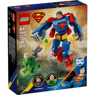 LEGO 76302 Super Heroes DC Superman Mech contre Lex Luthor | 2 pièces