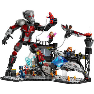 Lego super heros 76314 scène d'action de la guerre civile de Captain America