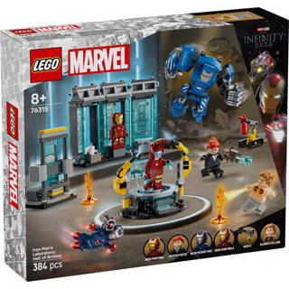 Lego Marvel Le laboratoire d'Iron Man : ensemble de la salle des armures - 76315
