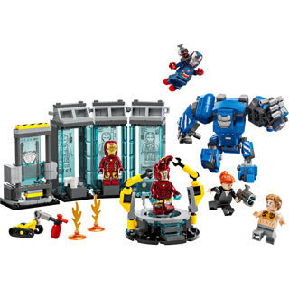 Lego Marvel Le laboratoire d'Iron Man : ensemble de la salle des armures - 76315