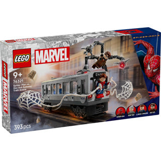 Scène de métro Lego® Marvel Spider-Man contre Doc Rock - 76321