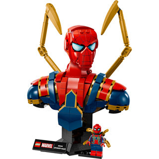 Lego super héros 76326 buste de Spider-Man en fer