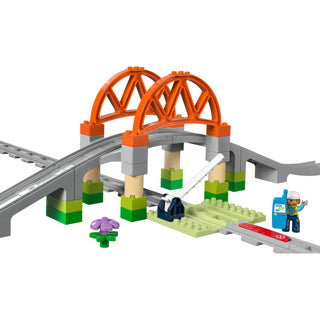 Lego Duplo Town 10426 Ensemble d'extension du pont ferroviaire et des voies ferrées