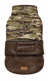 Croci Manteau pour chien rembourré bois