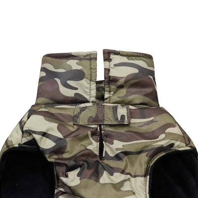 Croci Manteau pour chien rembourré bois
