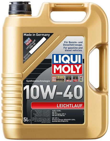 Liqui moly huile moteur bon fonctionnement facile à utiliser 10w-40 5 ltr lm