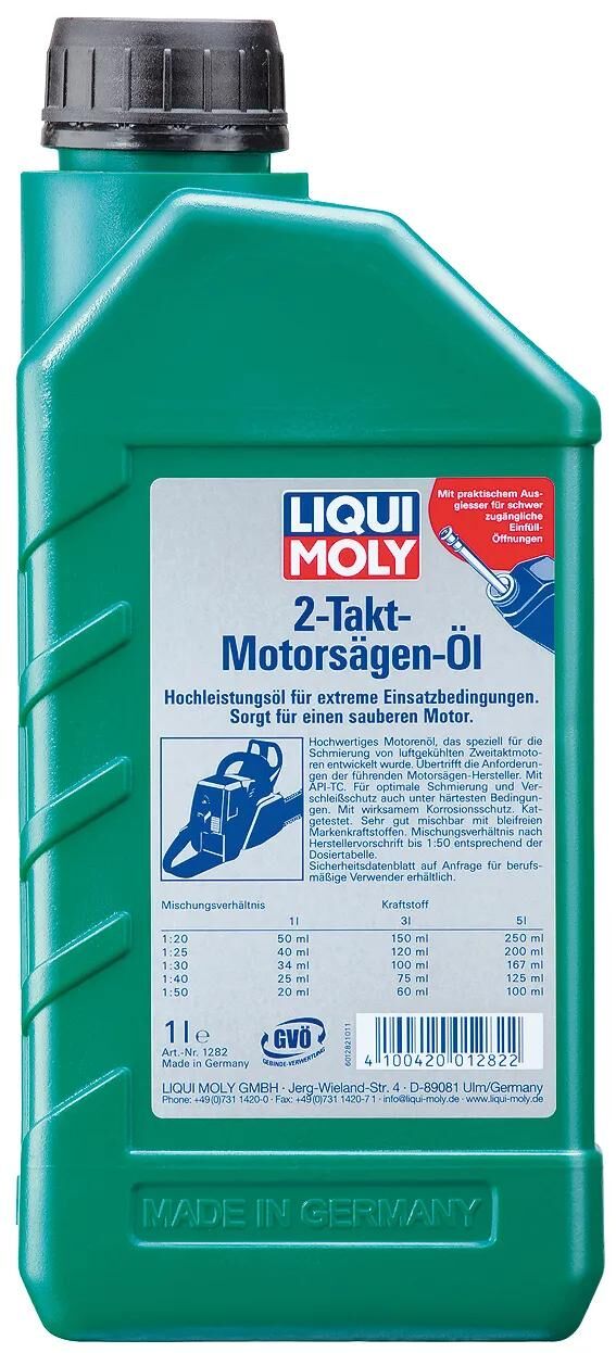 Huile moteur Liqui Moly Huile de scie pour moteur 2 temps Huile de scie pour moteur 2 temps lm 1ltr.