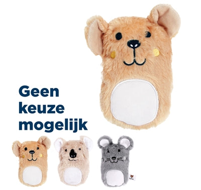Fofos chiot koala hamster souris peluche assortie