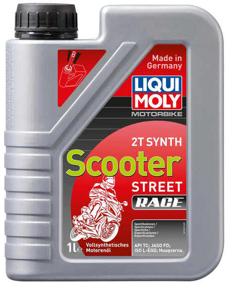 Liqui moly huile moteur moto 2t synth scooter street race scooter de course 2t 1ltr. lm