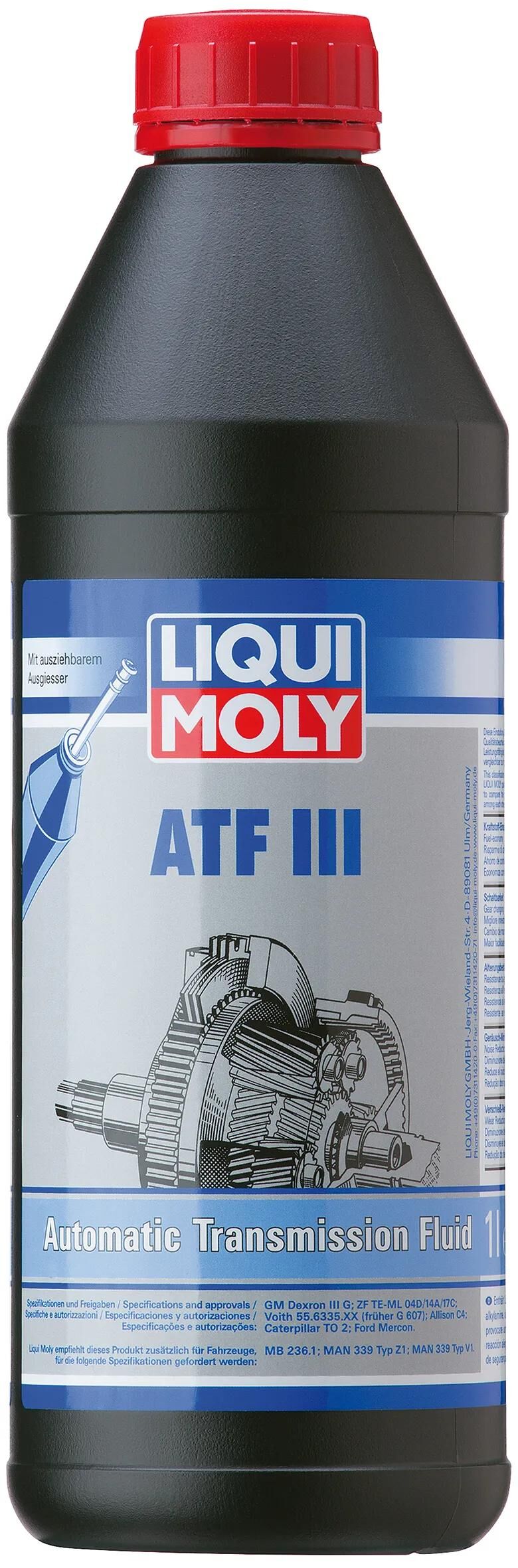 Huile de transmission Liqui moly atf iii huile pour engrenages atf-dexron 1 litre.