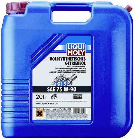 Liqui moly huile de transmission gl5 getroel 75w90 gl5 20l lm