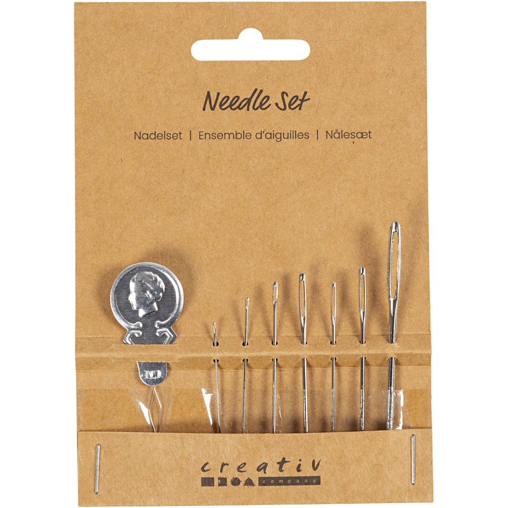 Jeu d'aiguilles Creativ company, l: 3,8-7 cm, 1 boîte
