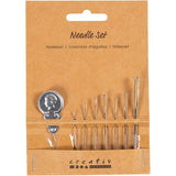 Jeu d'aiguilles Creativ company, l: 3,8-7 cm, 1 boîte