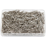 Épingles à tête Creativ Company, L : 16 mm, épaisseur 0,65 mm, env. 500 pièces, argent, 35 g 1 boîte