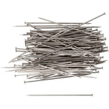 Épingles à tête Creativ Company, L : 34 mm, épaisseur 0,6 mm, env. 600 pièces, argent, 50 g 1 boîte