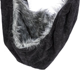 Trixie Dog Sac Belly Carrier Soft Black Grey