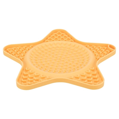 Trixie lick'n'snack silicone étoile mat jaune