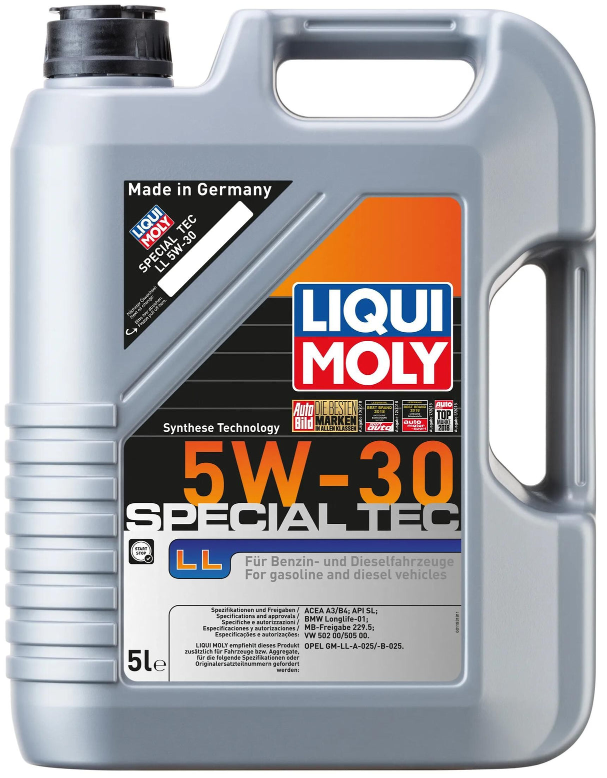 Huile moteur Liqui moly spéciale tec ll. huile moteur spéciale tec ll 5w-30 5l