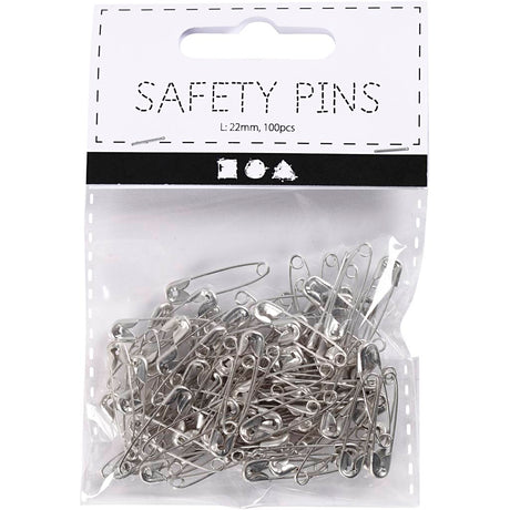 Creativ Company Safety épingles Silver, 100e.