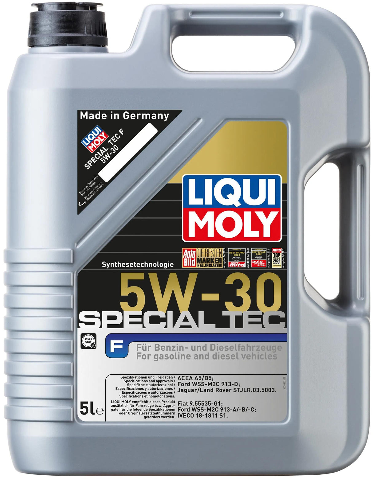 Huile moteur Liqui moly spéciale tec f spéciale tec f 5w-30 5l huile moteur